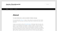Desktop Screenshot of jamiegumbrecht.com